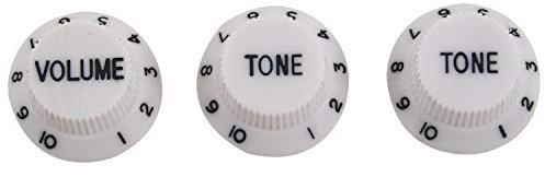 Booso Schwarz 1 Volume 2 Tone Guitar Control-Regler für Strat Style-Gitarre