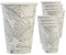 Bicchieri di Carta 200ml Monouso per Bevande Calde e Fredde, Design Floreale Colorato, Ideali per Caffè, The, Feste, Eventi e Uso Quotidiano
