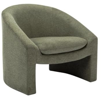 Vente-unique - Sessel - Stoff - Grün - OSSANA