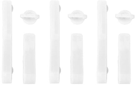 Plastic Beach Bag Hooks Accessories for Bogg Bags Insert Charm Cutie Cup Holder Connector Key Holder Trendy and Practical (White)