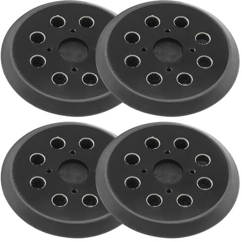 5 Inch Sander Replacement Pad for Ryobi RS290, RS240, RS280 Sander,4 Pack 5-Inch 8-Hole Hook and Loop Orbital Sander Pad Compatible with Rigid R2600, R2601 Random Orbit Sander