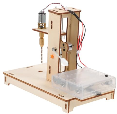 MUSISALY Mini Tischbohrmaschine Diy Bohrkits Für Technologie Wissenschaft Bildung Handwerk Basteln Holz Mini Bohrmaschinen