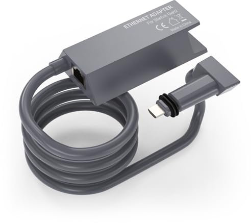 EDUP Starlink Ethernet Adapter for Starlink Standard Actuated Gen 2 Dish Satellite Internet V2, Starlink to RJ45 Gigabit Ethernet Adapter Fast & Stable Network Connection for Starlink Actuated Gen 2