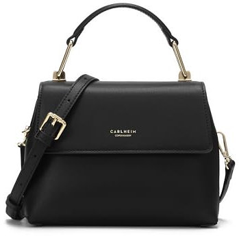 Carlheim, Gotland Genuine Leather collection, Grace Genuine Leather Handbag (Black)