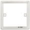BG Nexus White 1 Gang Single 10mm Depth Square Spacer Frame Back Box Plate