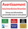 Panneau d'Avertissement Personnalisable en Aluminium, Plaque Métallique, Plusieurs Designs, 20x15/30x20/40x30 cm