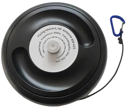 DRHTDXEJ Antenne QRP U25 50Ω per dischi volanti facili da installare adotta anelli e involucro resistente alle intemperie per uso esterno