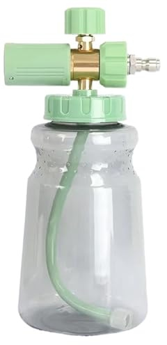 WLIHDB Flacon PulvéRisateur à Mousse Sprayer Transparent Haushalt Hochdruck Auto Waschen Wasser Pistole Schaum Topf Pour Lavage Auto(Color2)