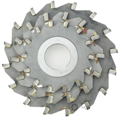 Evolventen Zahnradfräser 1 stücke Dreiseitige Wendescheibe Säge Fräser Legierung Wolfram Stahl Werkzeug Cnc Klinge Bearbeitungs Flache Hartmetall Werkzeuge(63x6x22x10T W2)