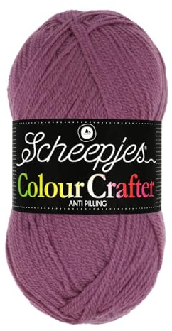 Scheepjes Colour Crafter 100g Yarn Ball | Acrylic DK Double Knit Wool | Soft & Anti-Pilling for Knitting, Crochet, Blankets & Amigurumi (1067 Hoorn)