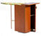 Mobile Asse da stiro Multiuso Jolly in legno con ante (Ciliegio)