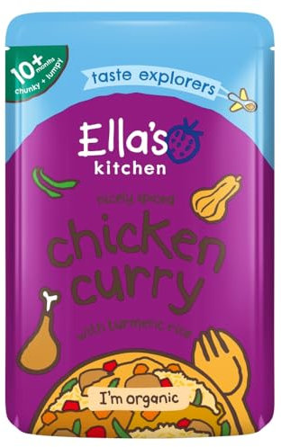 Ella's Kitchen Chicken Curry + Veg Rice 190g