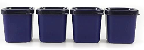Mikrowelle MicroGourmet Förmchen dunkelblau (4) Dampfwunder Micro Mikro