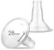 Maymom Myfit 28Mm Shields Compatible with Medela Breast Pump- Personalfit, Freestyle, Harmony, Maxi Connector; Connect to Widemouth/Narrow Connector, Personalfit/Freestyle Flex Connector; 2Pcs