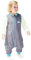 ililmmoe Gigoteuse Unisexe Printemps Automne avec Pieds 1-4 Ans Pyjama, Doublure Coton TOG1.5 Baleine Grise/M