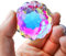 HDCRYSTALGIFTS Bunte hängende Kristalle Anhänger Mandala Anhänger für Fenster Ornament Suncatchers Kronleuchter Rainbow Maker