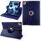 COOVY® 2.0 Etui pour Apple iPad Air 4 10.9 (Model 2020) Coque de Protection Rotation 360° Smart Housse Cover Case Stand Auto Réveil/Sommeil | Bleu foncé