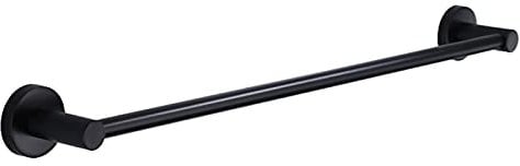 Nordic Edelstahl Handtuch Barschiene, Schwarz Große Handtuchhalter Rack, Wandmontage Einzeltuchständer, Badezimmer Küchenzubehör, lang, 30 cm-120cm (Size : 100cm)