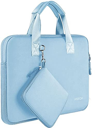 HSEOK 13 Pollici Custodia Borsa per Laptop con Manici Portatile, Neoprene Elastico Impermeabile Sleeve per 13 MacBook Pro/Air M1 M2, XPS 13 e il più popolare laptop da 13, con Piccolo Caso,S02B01