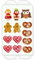 Lebkuchenwelt Lebkuchenhaus Zuckerfiguren Set - 13-teilig - Lebkuchen Hexenhaus Deko zum selber verzieren Zuckerdekor Zuckerdekoration