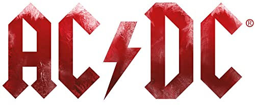 AC/DC Logo Aufkleber Sticker Angus Rock Metal Heavy ca. 16x7 cm