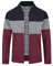 Sliktaa Mens Casual Cardigan Knit Thick Sweater Zip Stand Collar Long Sleeve Fleece Lined Winter Coat Red XXL