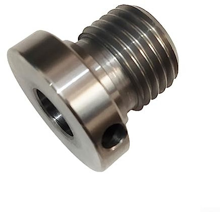 Adattatore per mandrino per tornio per legno, adattatore per mandrino per tornio per lavorazione del legno, filettatura per tornio da 33 mm a 18 mm