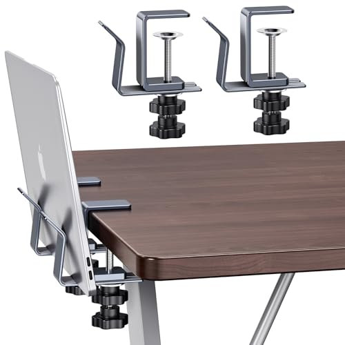 magamuz Vertical Laptop Stand, Adjustable Laptop Holder for Desk Side, fits All MacBook/Surface/Samsung/HP/Dell/Chrome Book (Space Gray)