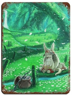 Blechschild mit Aufschrift Made in Abyss Nanachi, Vintage-Stil, Metall, Pub, Club, Café, Bar, Zuhause, Wandkunst, Dekoration, Poster, Retro, 30 x 40 cm
