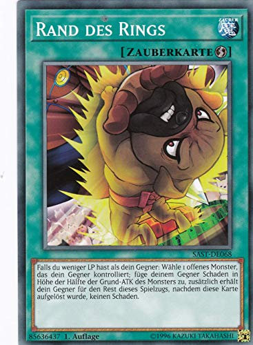 SAST-DE068 - Rand des Rings - Common - 1. Auflage - Deutsch - Savage Strike - mit LMS Trading Fieldcenter-Karte Yugioh