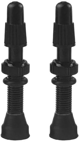 EBHO 2 Stück Tubeless MTB Ventil Schwarz,Tubeless Ventil,Hochwertiges Vorbaulatex Für Tubeless MTB
