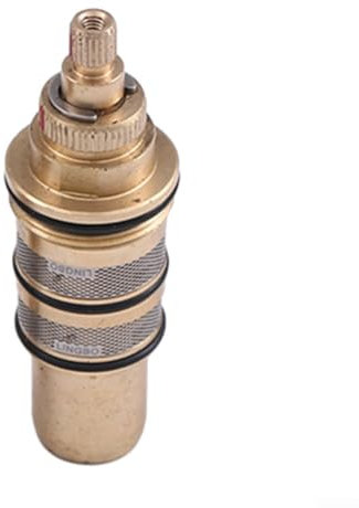 HEBEOT Kit Di Riparazione per Valvola Termostatica Sostituzione in Ottone per Controllo Della Temperatura Della Doccia per Doccia Cartuccia Termostatica Miscelatore per Doccia, In Ottone