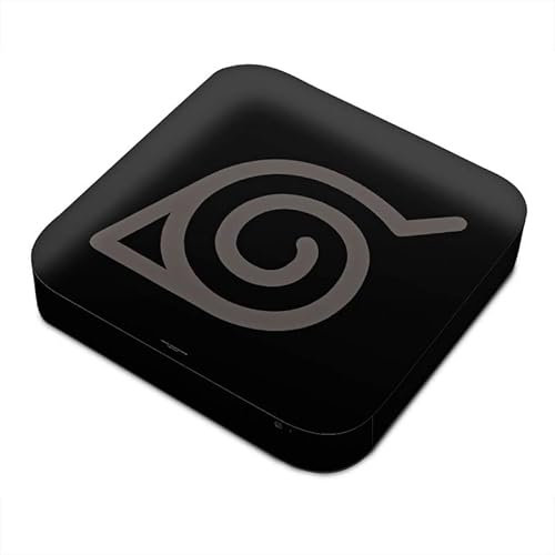 DeinDesign Folie Skin Sticker aus Vinyl-Folie Aufkleber kompatibel mit Apple Mac Mini (2014) Konoha Logo Naruto Shippuden