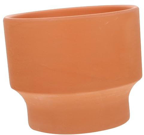 CAXUSD Maceta para Suculentas de Arcilla Transpirable Macetas Grandes para Balcón 14 X 12 Cm Arcilla