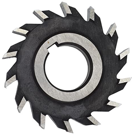 QANYEGN Milling Cutter Disc, 14 Tooth Face Milling Disc, HSS Straight Milling Cutter for Milling Machine Accessories