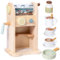 UPKOCH 1 Satz Simuliertes Kaffeemaschinenspielzeug Für Kleinkindspielzeug Kaffeemaschine Kinderaccessoire Kaffeemaschine Bildungsspielzeug Beige Hölzern
