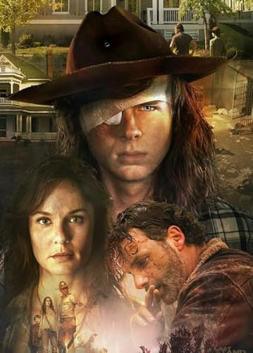 Puzzle 1000 Pieces Horror Film Walkings Deads Posters For Adult Family Decompression Toy Qw471Zp 70x50CM