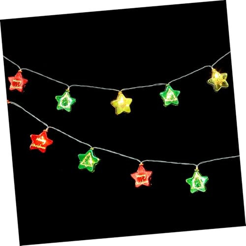 VANZACK Christmas Star String Lights LED Decorative Fairy Lights for Bedroom and Xmas Battery Operated Warm Lights Holiday