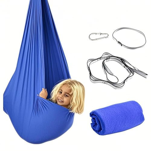 C-olumpio Sensorial De Interior, Hamaca Calmante para Niños, C-olumpio M-ecedora Suave Y Resistente, Asiento De Compresión Calmante Portátil, Hamaca Elástica para Niños para Patio, Patio Trasero