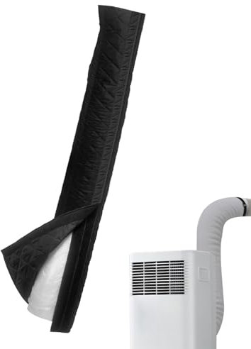Gaine Isolante Climatisation, Isolation Tuyau Climatiseur, Protection Tuyau Climatisation, Housse Tuyaus Climatiseur, Couvercle De Tuyau Isolé Avec Des Tuyaux D'échappement Intégrés En V Intég