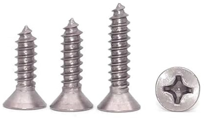 5 pz M3 M4 M5 M6 Titanio Puro TA2 Gr2 Croce Piana A Testa Svasata Vite Autofilettante for Legno GB846(M6x10)