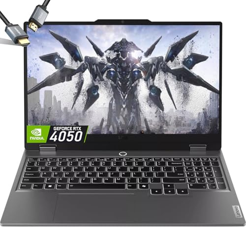 Lenovo -LOQ RTX 4050-Gaming Laptop-AMD Ryzen 5 7235HS - 15.6 FHD IPS Display G-SYNC - 32GB RAM -1TB PCIe SSD -Windows 11 - Tastiera retroilluminata - Gamer Computadora Portátil