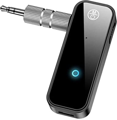 MERRYHAPY Kabelloser Audio Adapter Aux Empfänger und Sender für Auto Tv PC Projektor Kompakt Schnell Verbindend HiFi Musikübertragung