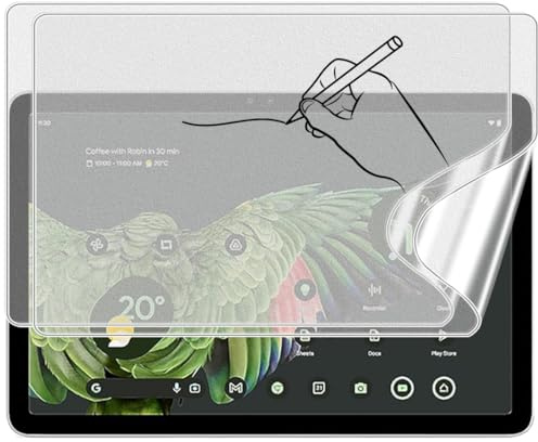 Yxiuumo 2 Pack Paper Screen Protector for Google Pixel Tablet,Matte Paper Film (Paperfeel-Like),Anti-Glare,Anti-Scratch PET Protector for Drawing