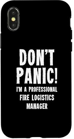 Hülle für iPhone X/XS Feuerlogistik-Manager