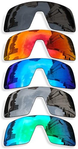 Betterun Polarisierte Ersatzgläser für Oakley Sutro S OO9462 Sonnenbrille, kratzfest und schlagfest, 5 Stück