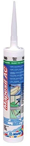 Mapesil AC Mould Resistant Silicone Sealant Transparent 999 by Mapei