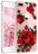 iPhone 6 Case, iPhone 6S Case, JIAXIUFEN Girl Floral TPU Silicone Gel Soft Clear Case Cover for Apple iPhone 6 6S - Love Red Rose