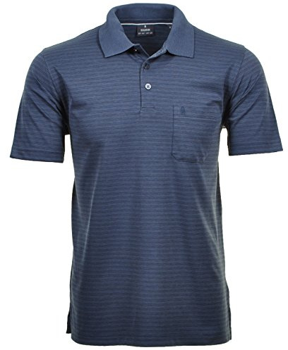 RAGMAN Herren Poloshirt Fineliner (DE/NL/SE/PL, Alphanumerisch, M, Regular, Regular, azur)