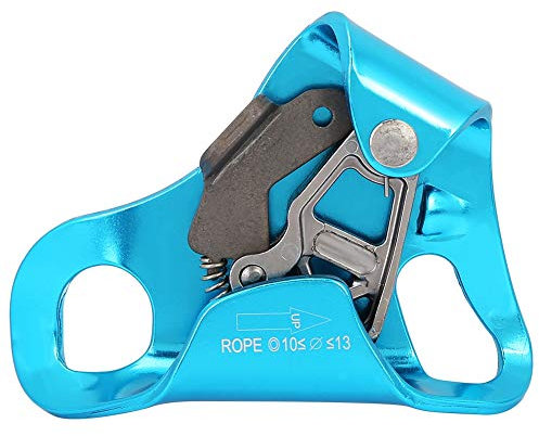 Alomejor Ascenders Climbing Mountaineering Ergonomische Abseilausrüstung Kletterseil für 8-13mm
